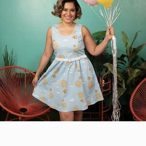 Stitch Shoppe By Loungefly UP Pixar Dress Sz 1X Belted